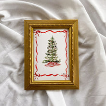  "Packages & Bows" Gold Frame