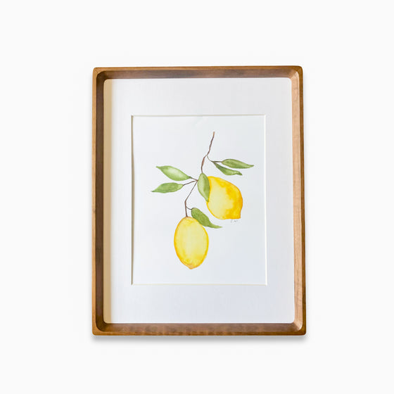 Framed Lemons Print