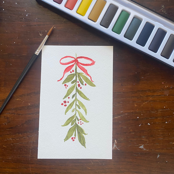 Holiday Card Watercolor Class | November 20th