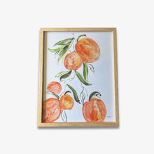  Framed Peaches Print